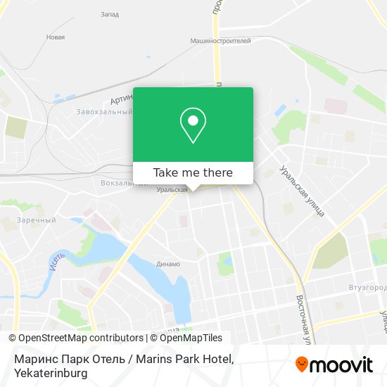 Маринс Парк Отель / Marins Park Hotel map