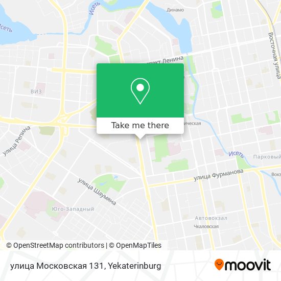 улица Московская 131 map