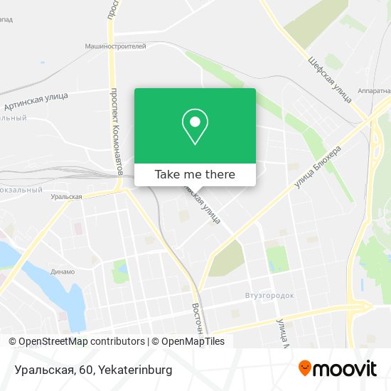 Уральская, 60 map