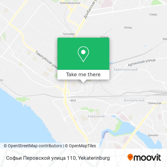 Софьи Перовской улица 110 map