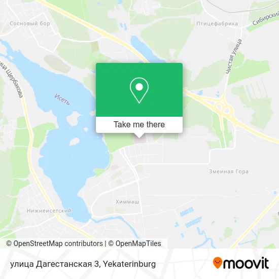улица Дагестанская 3 map