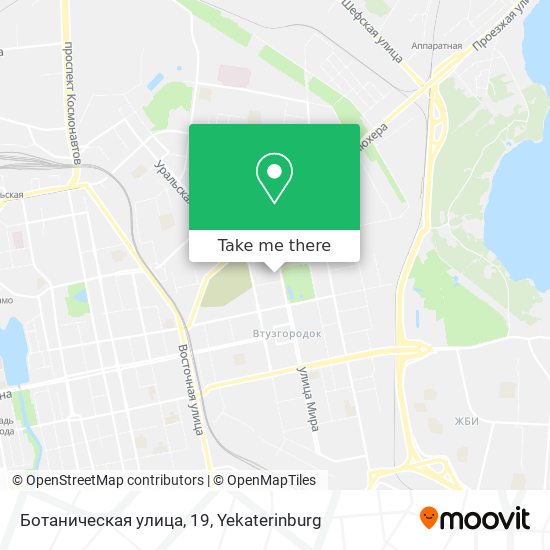 Ботаническая улица, 19 map
