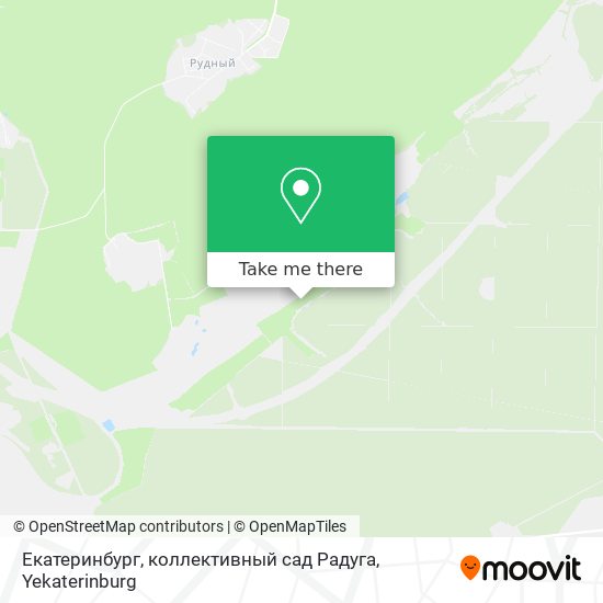 Екатеринбург, коллективный сад Радуга map