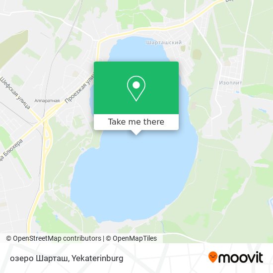 озеро Шарташ map