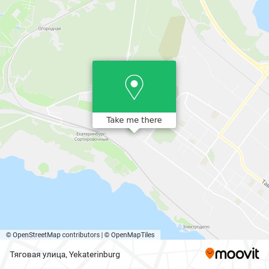 Тяговая улица map