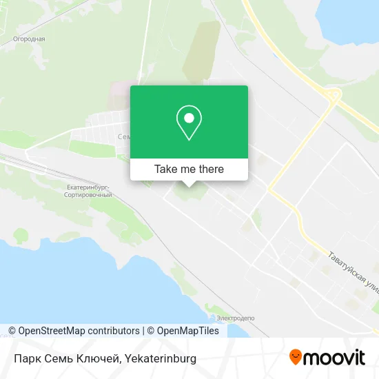 Парк Семь Ключей map