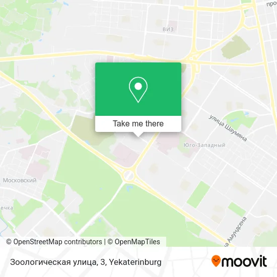 Зоологическая улица, 3 map