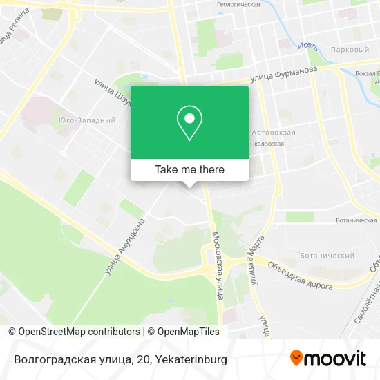 Волгоградская улица, 20 map