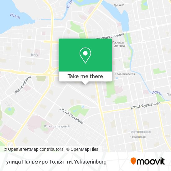 улица Пальмиро Тольятти map