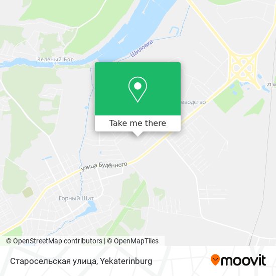 Старосельская улица map