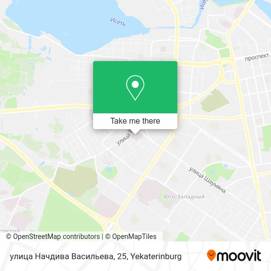 улица Начдива Васильева, 25 map