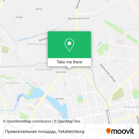 Привокзальная площадь map