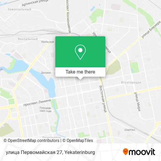 улица Первомайская 27 map