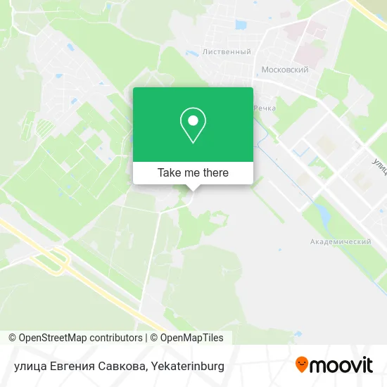 улица Евгения Савкова map