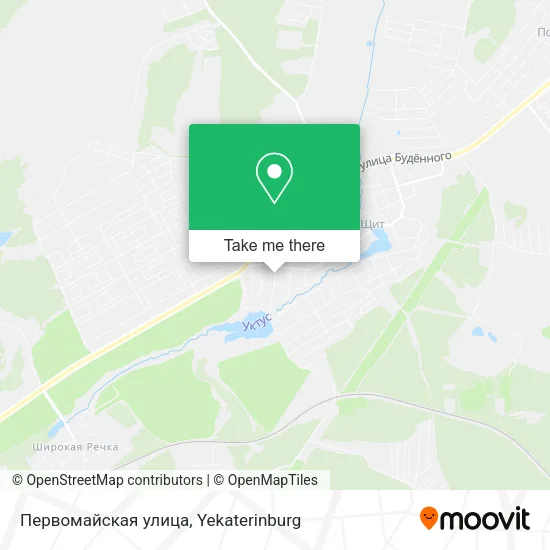 Первомайская улица map