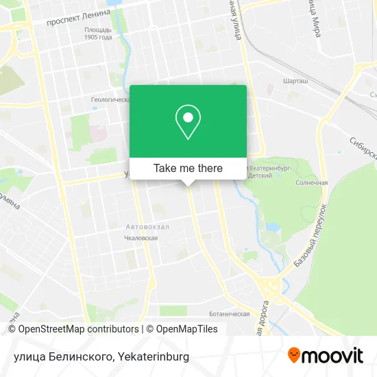 улица Белинского map