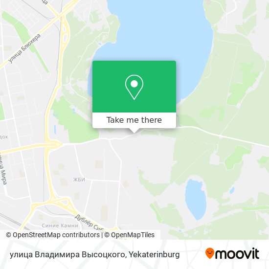 улица Владимира Высоцкого map