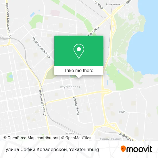 улица Софьи Ковалевской map