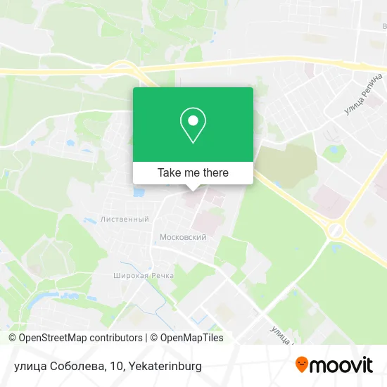 улица Соболева, 10 map