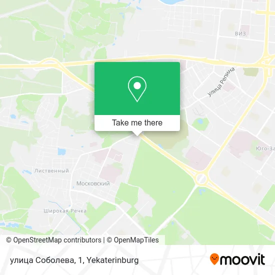 улица Соболева, 1 map
