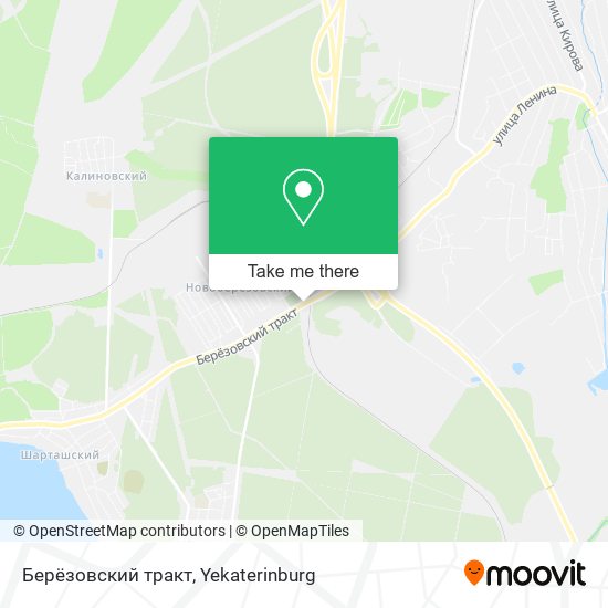 Берёзовский тракт map