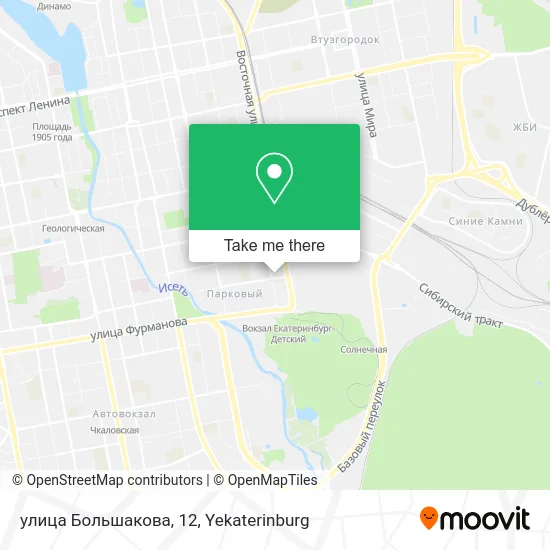 улица Большакова, 12 map