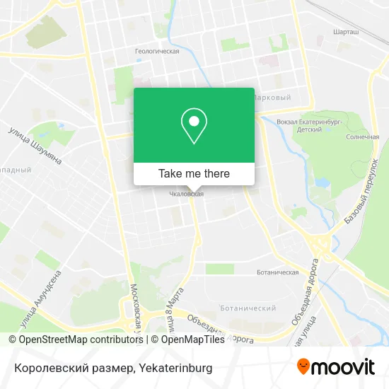 Королевский размер map