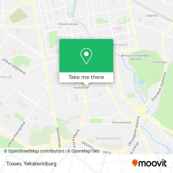 Токио map