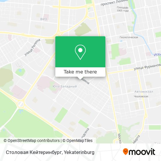 Столовая Кейтеринбург map