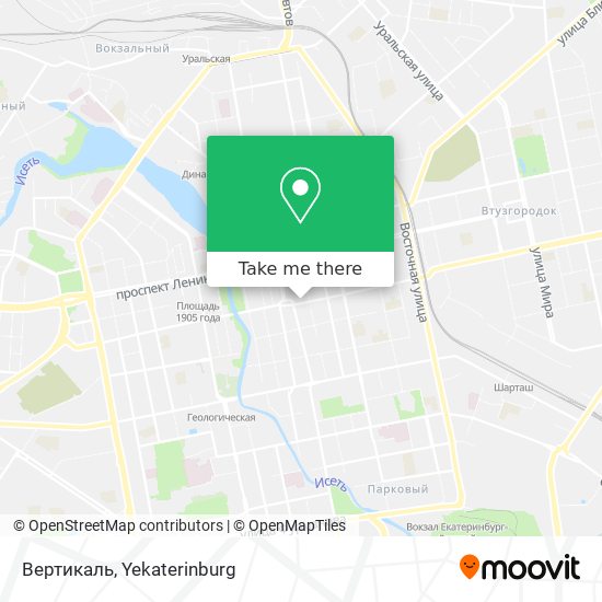 Вертикаль map