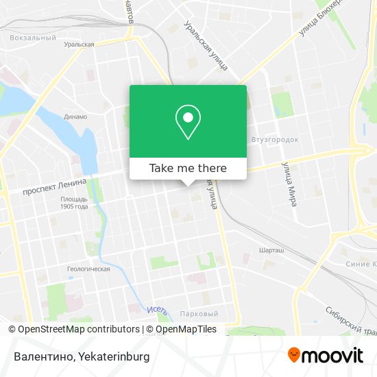 Валентино map