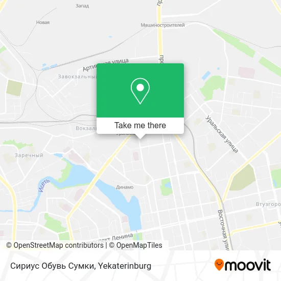 Сириус Обувь Сумки map