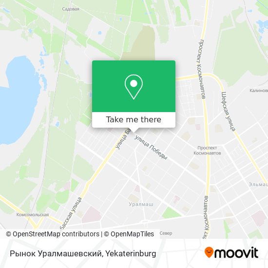 Рынок Уралмашевский map