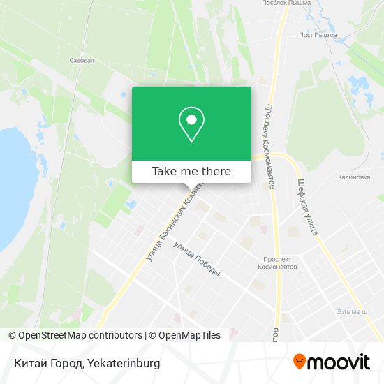 Китай Город map