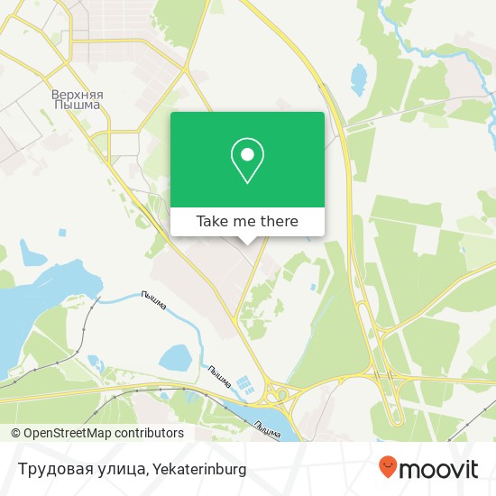 Трудовая улица map