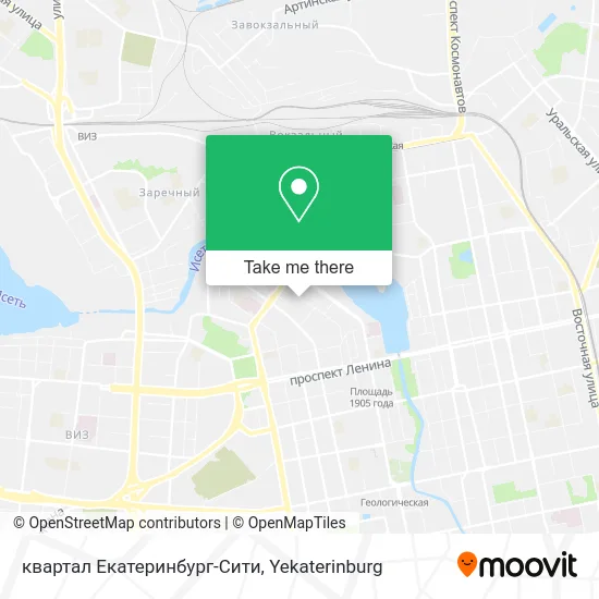 квартал Екатеринбург-Сити map