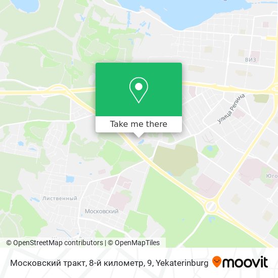 Московский тракт, 8-й километр, 9 map
