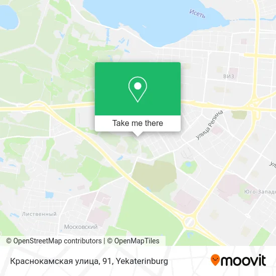 Краснокамская улица, 91 map