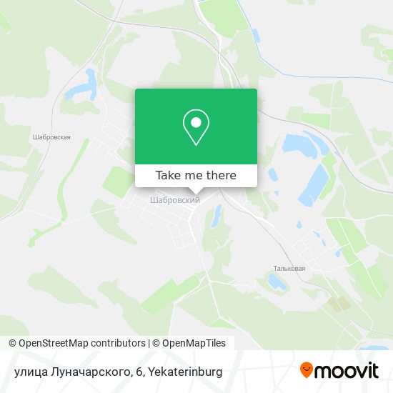 улица Луначарского, 6 map