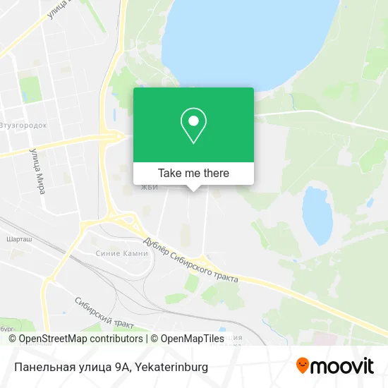 Панельная улица 9А map