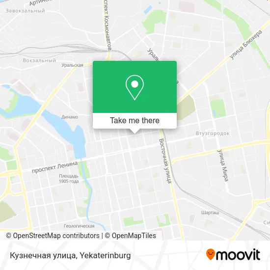 Кузнечная улица map