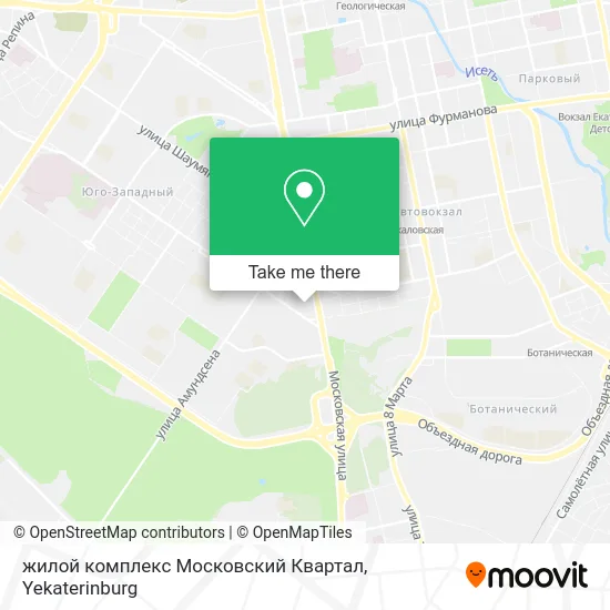 жилой комплекс Московский Квартал map
