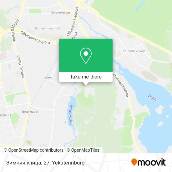 Зимняя улица, 27 map