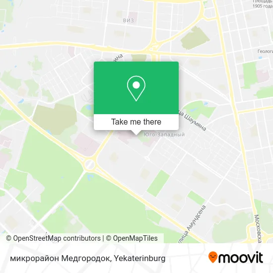 микрорайон Медгородок map
