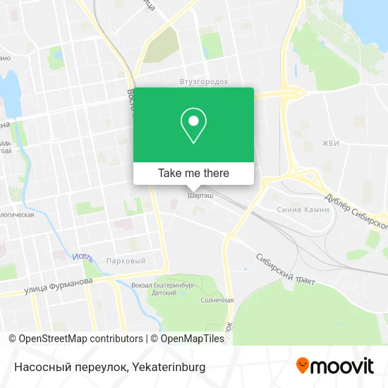 Насосный переулок map