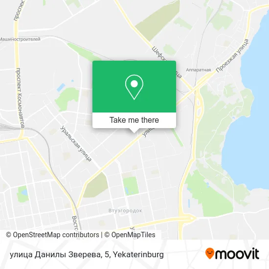 улица Данилы Зверева, 5 map