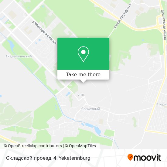 Складской проезд, 4 map