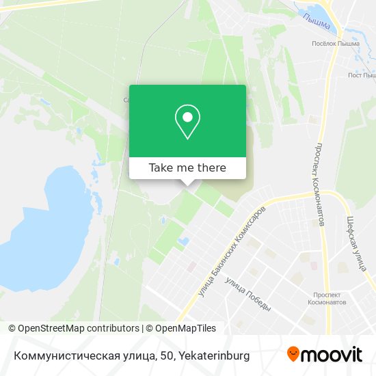 Коммунистическая улица, 50 map