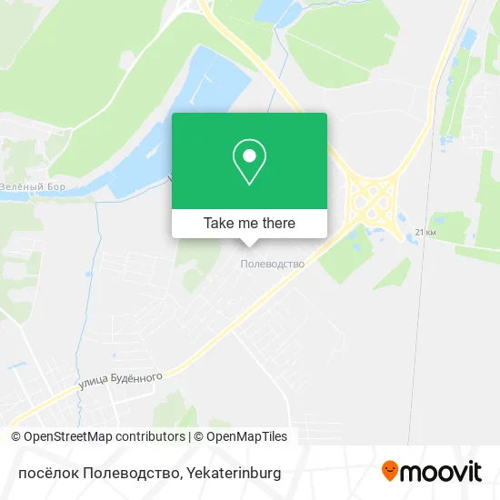 посёлок Полеводство map