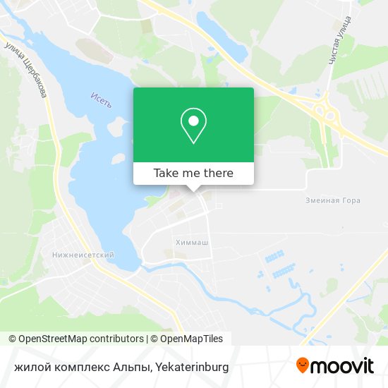 жилой комплекс Альпы map